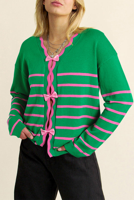 Pink goes good with green Elphaba and Glinda Wicked cardigan