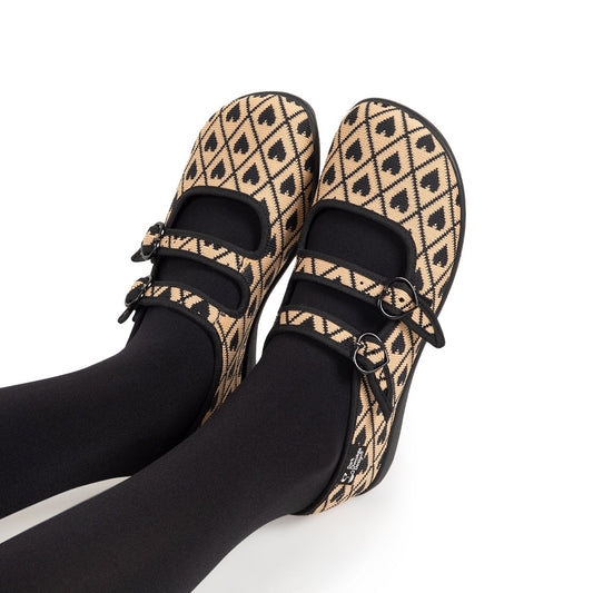 Chocolaticas® I Wove You 2 Women's Mary Jane Flat Shoes