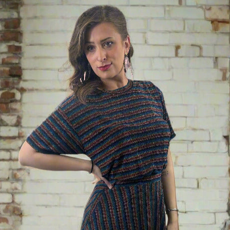Frankie Top in Rainbow Sparkle