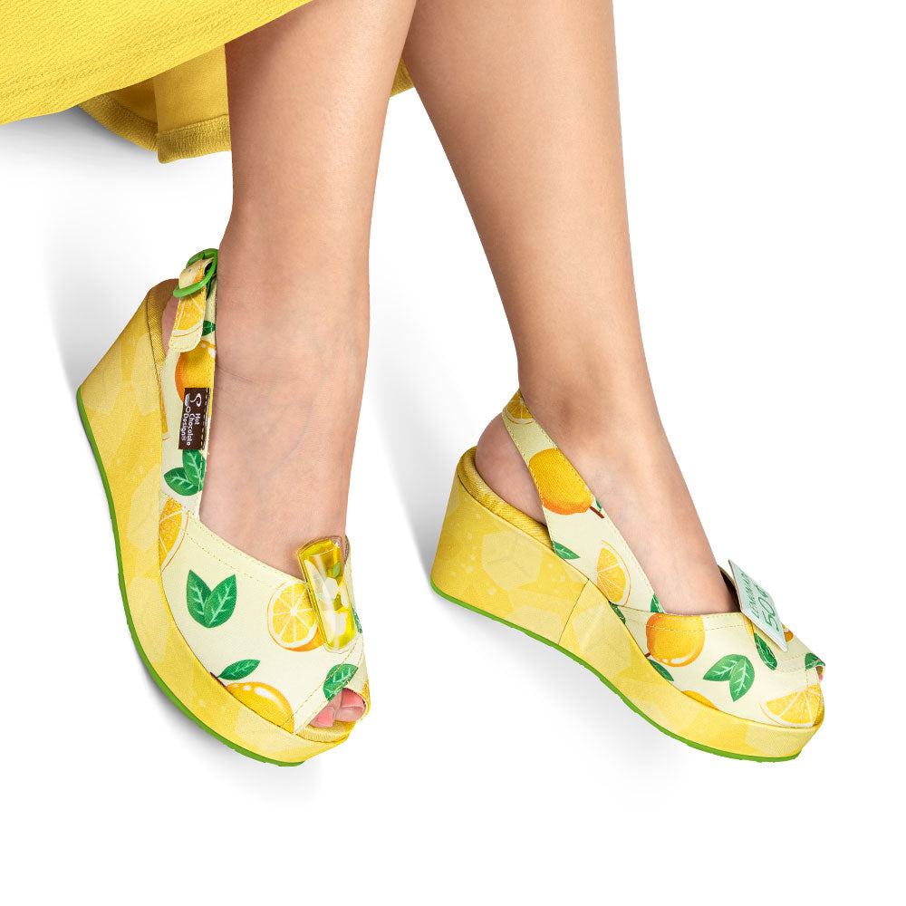 Chocolaticas® Lemonade Stand Women's Sandal Shoes