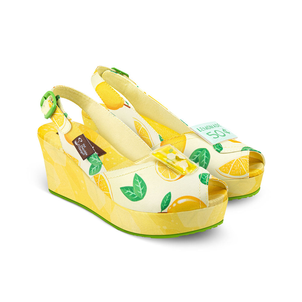 Chocolaticas® Lemonade Stand Women's Sandal Shoes