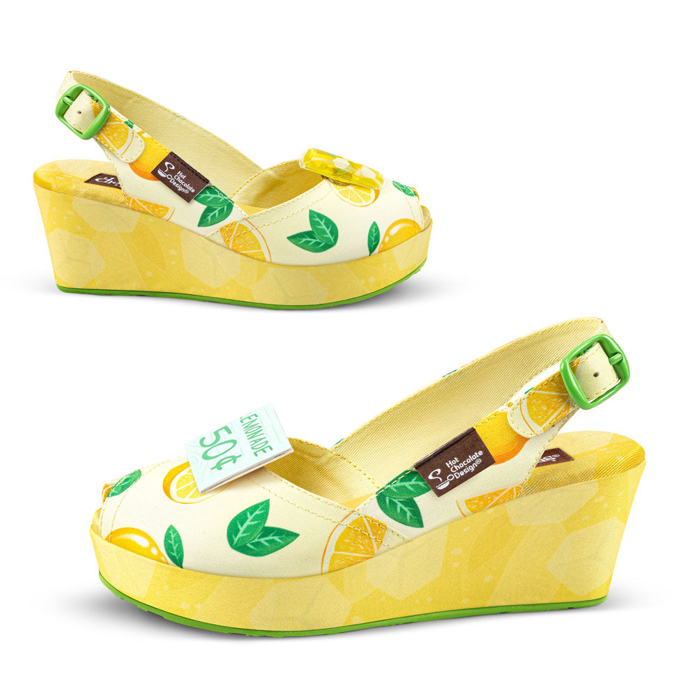 Chocolaticas® Lemonade Stand Women's Sandal Shoes