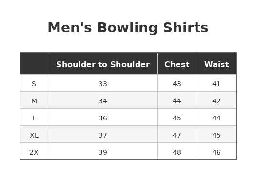 Tad's Diamond Men's Bowling Shirt