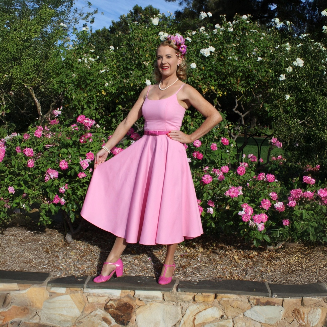 Peggy Retro-Inspired Full Circle Dress