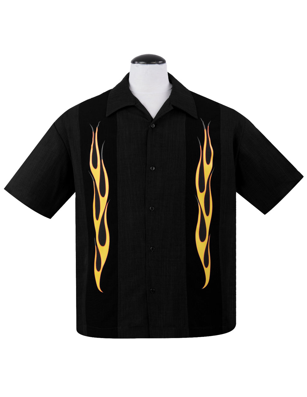 Flame N Hot Bowling Shirt by Steady Clothing