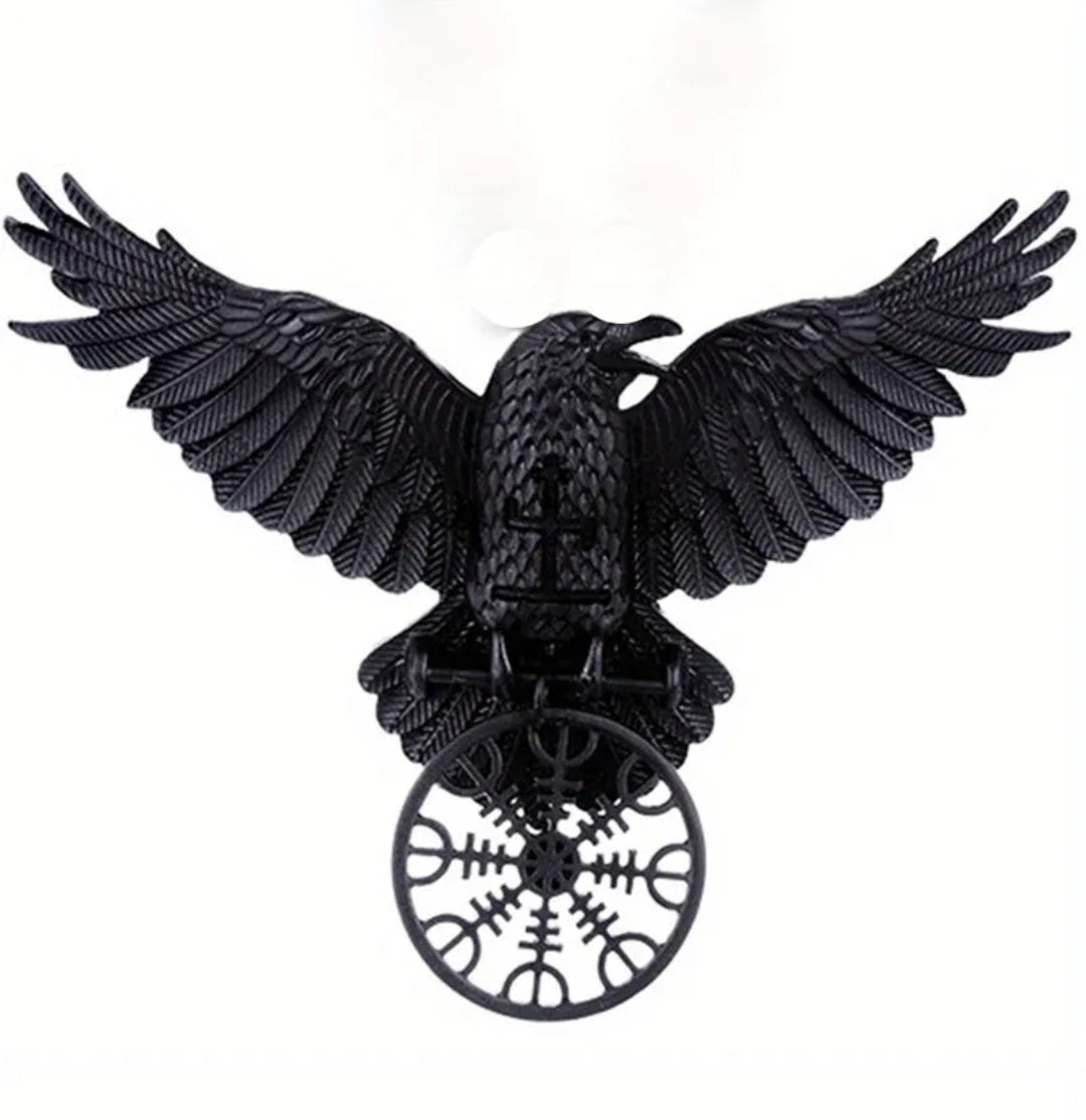 Raven Metal Hair Barette