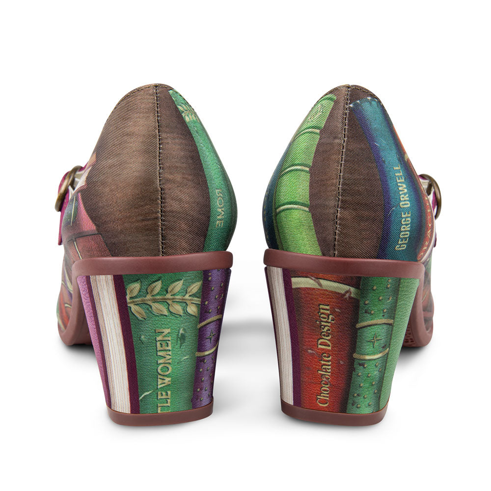 Chocolaticas® Mid Heels Tales &  Soles Women's Mary Jane Pump