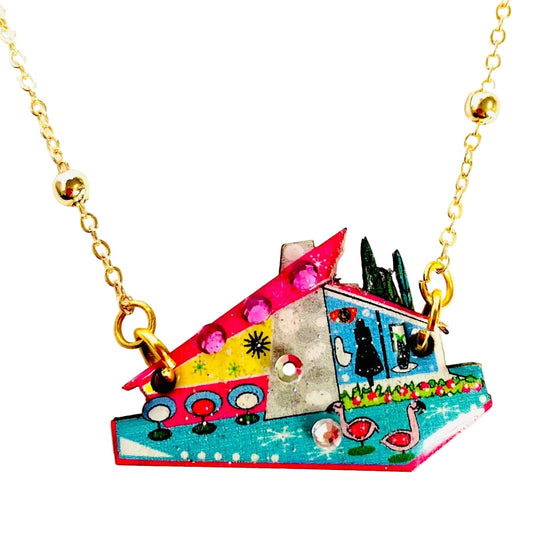 Atomic Pendant Necklace by Rosie Rose Parker