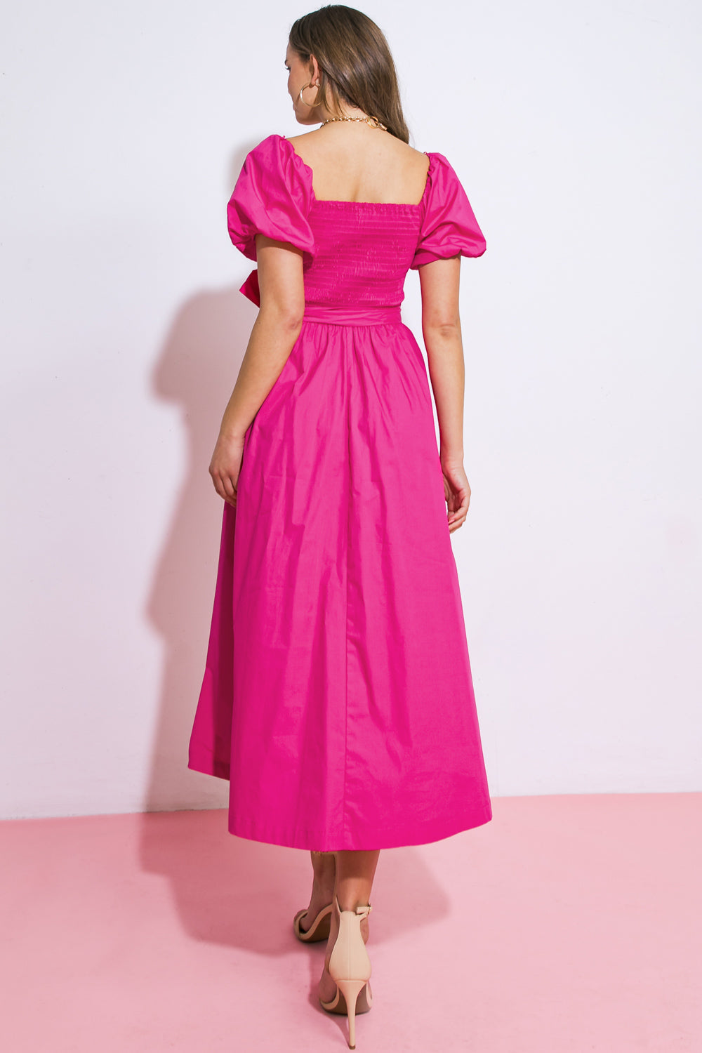 A Peaceful Place Woven Midi Dress