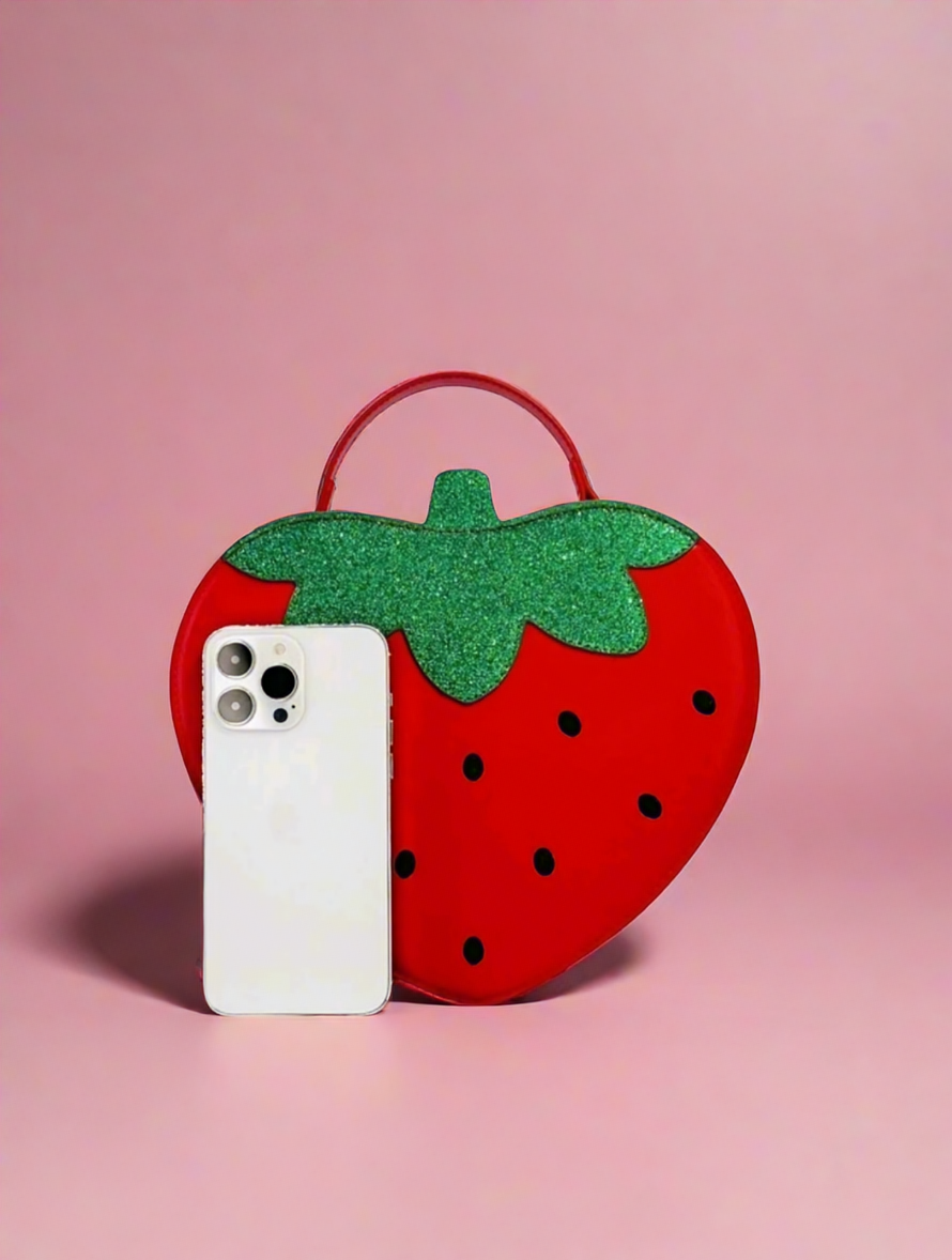 Strawberry Crossover Purse