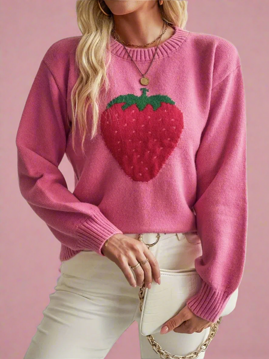 Strawberry Pink Sweater