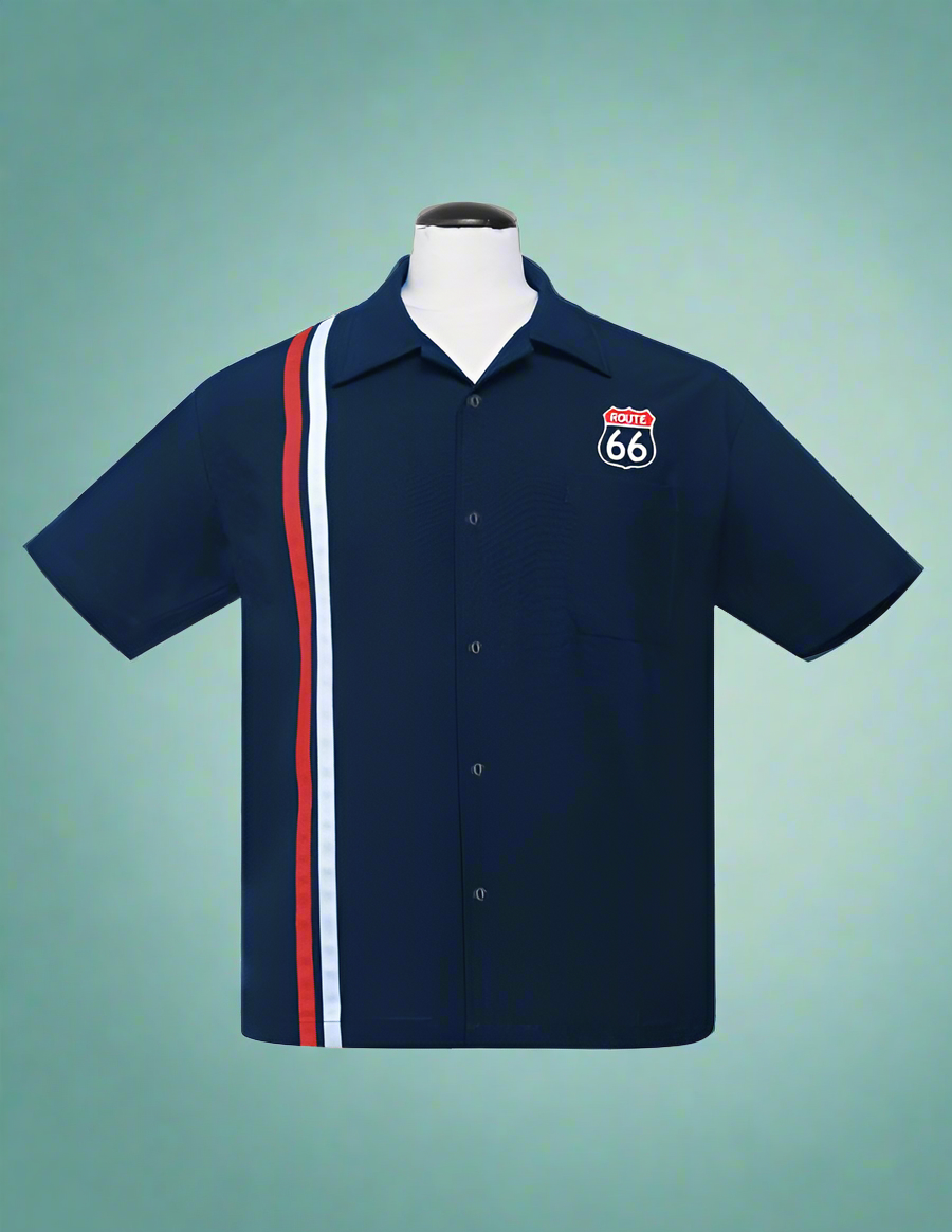 Route 66 Racer in Navy by Steady Clothing