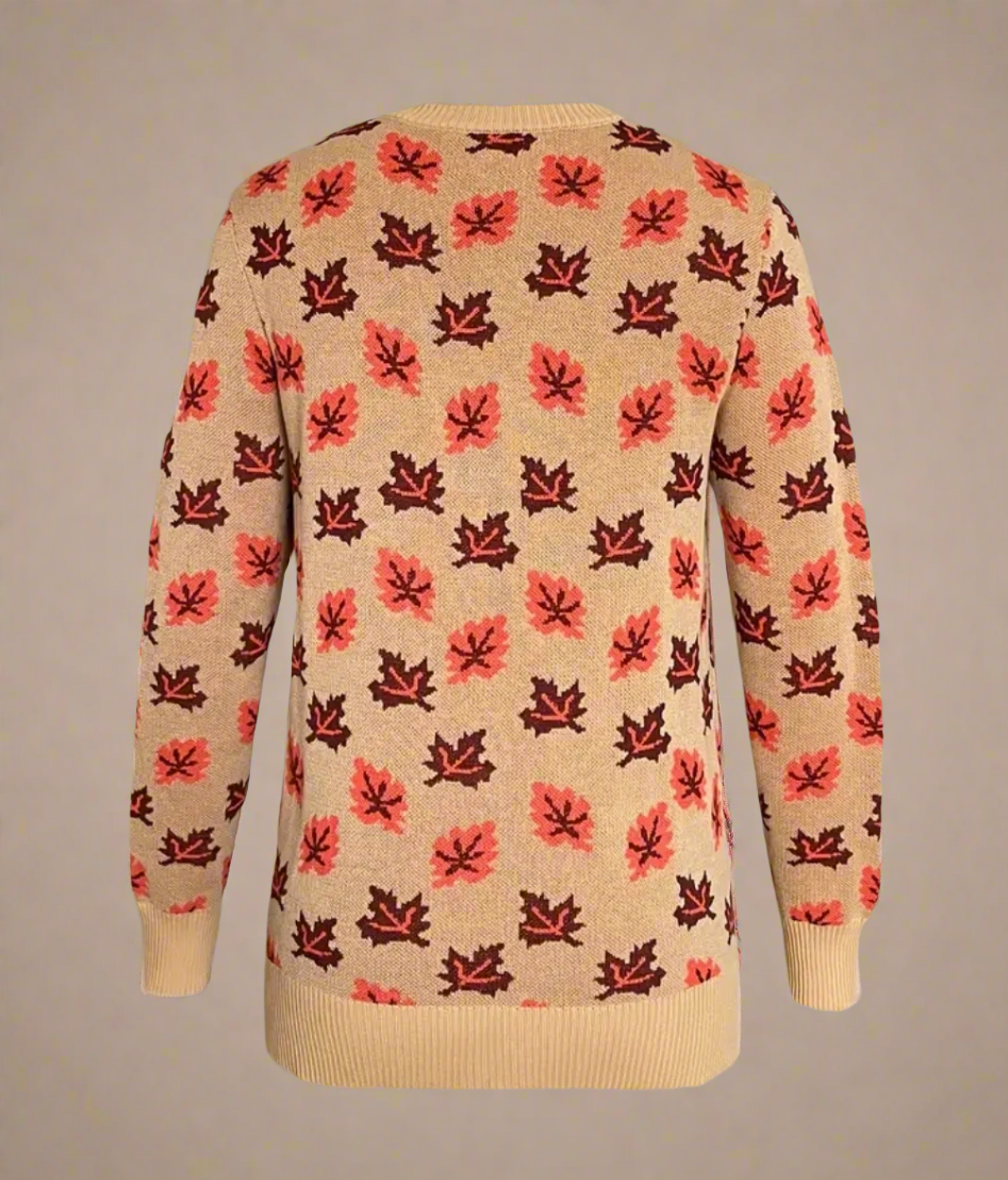 Autumn Maple Leaf Fall Sweater