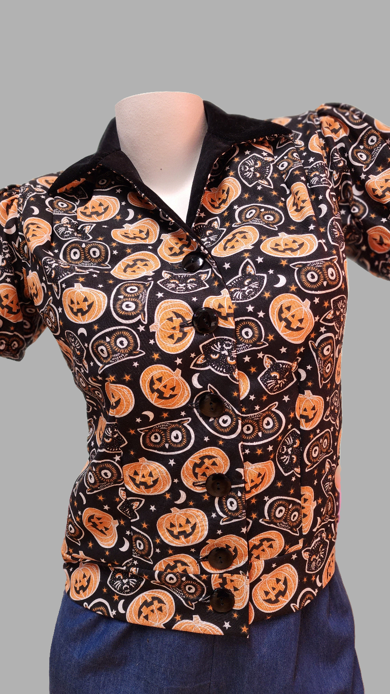 Halloween Print Top by Hollyville