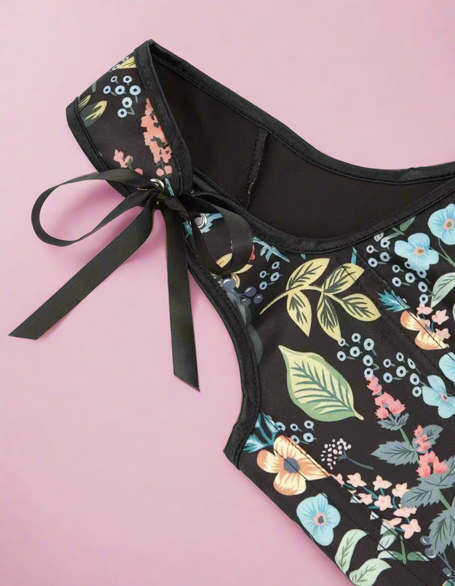 Floral Print Bodice