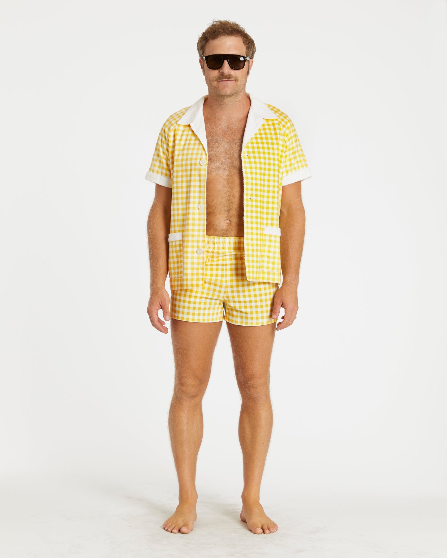 Gingham Cabana Trunk (Yellow)