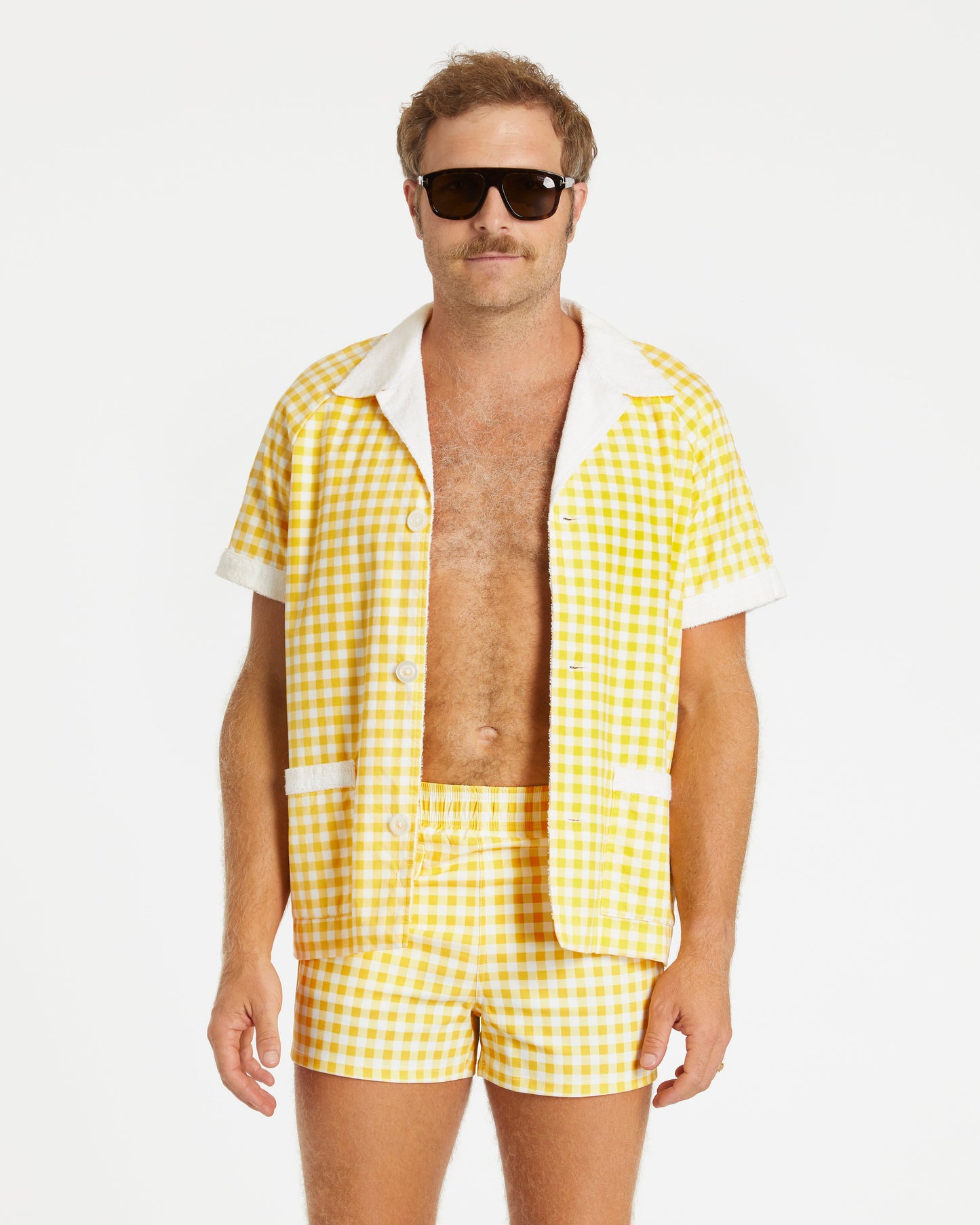Gingham Cabana Trunk (Yellow)