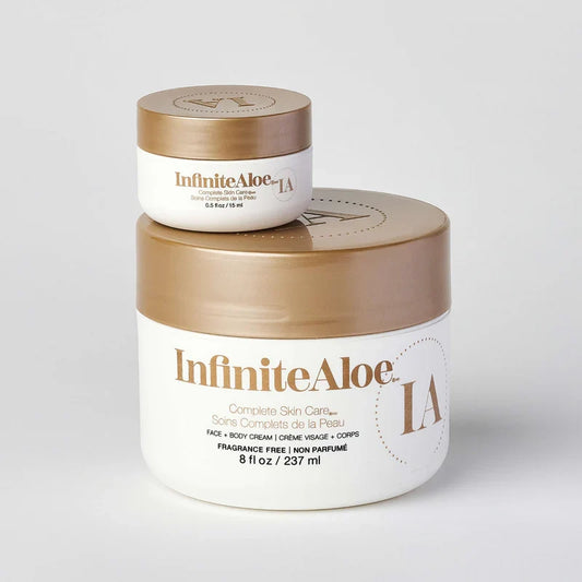 InfiniteAloe Complete Skin Care – Face + Body Cream, Fragrance Free (8 fl oz / 237 ml)