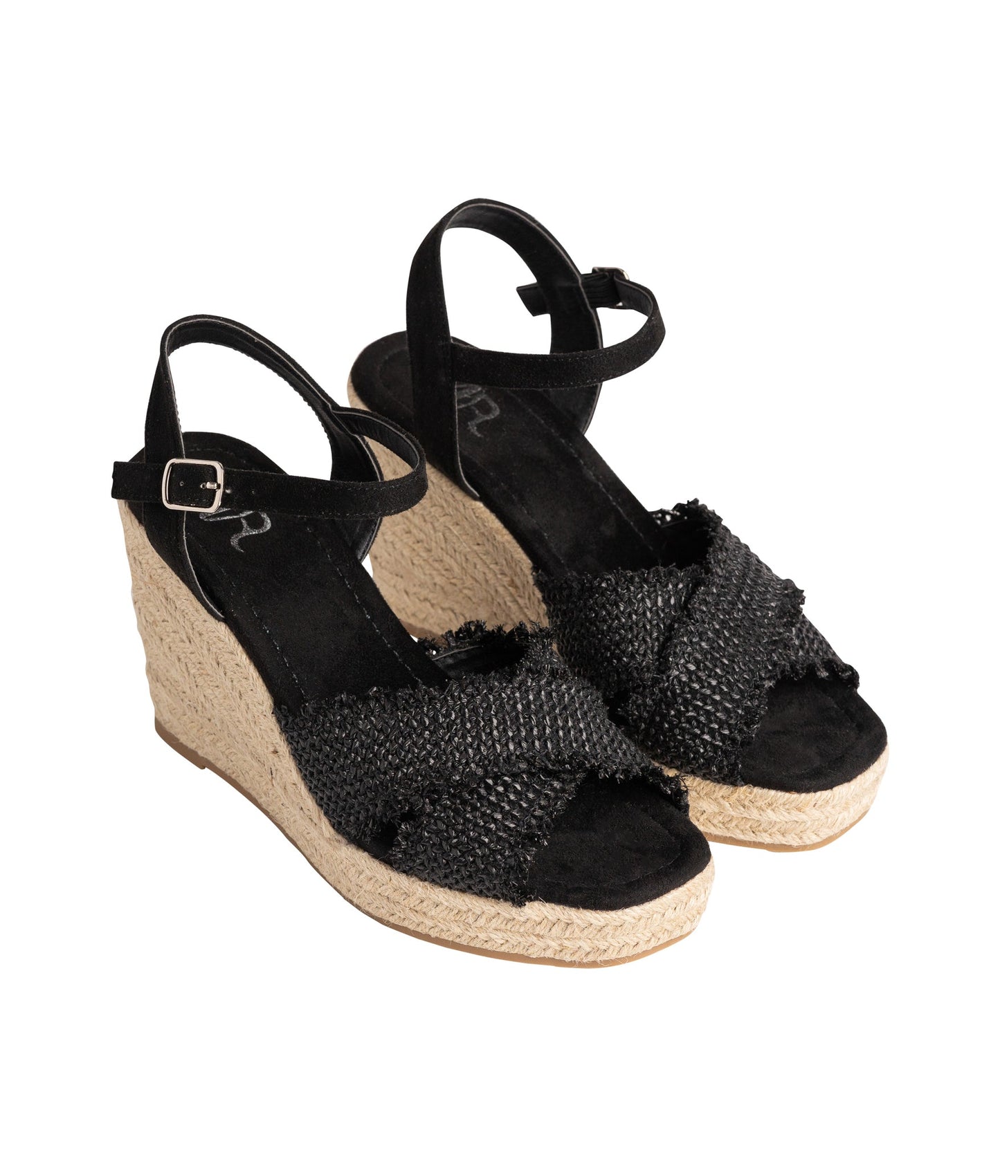 Elinor Wedge Shoes in Black