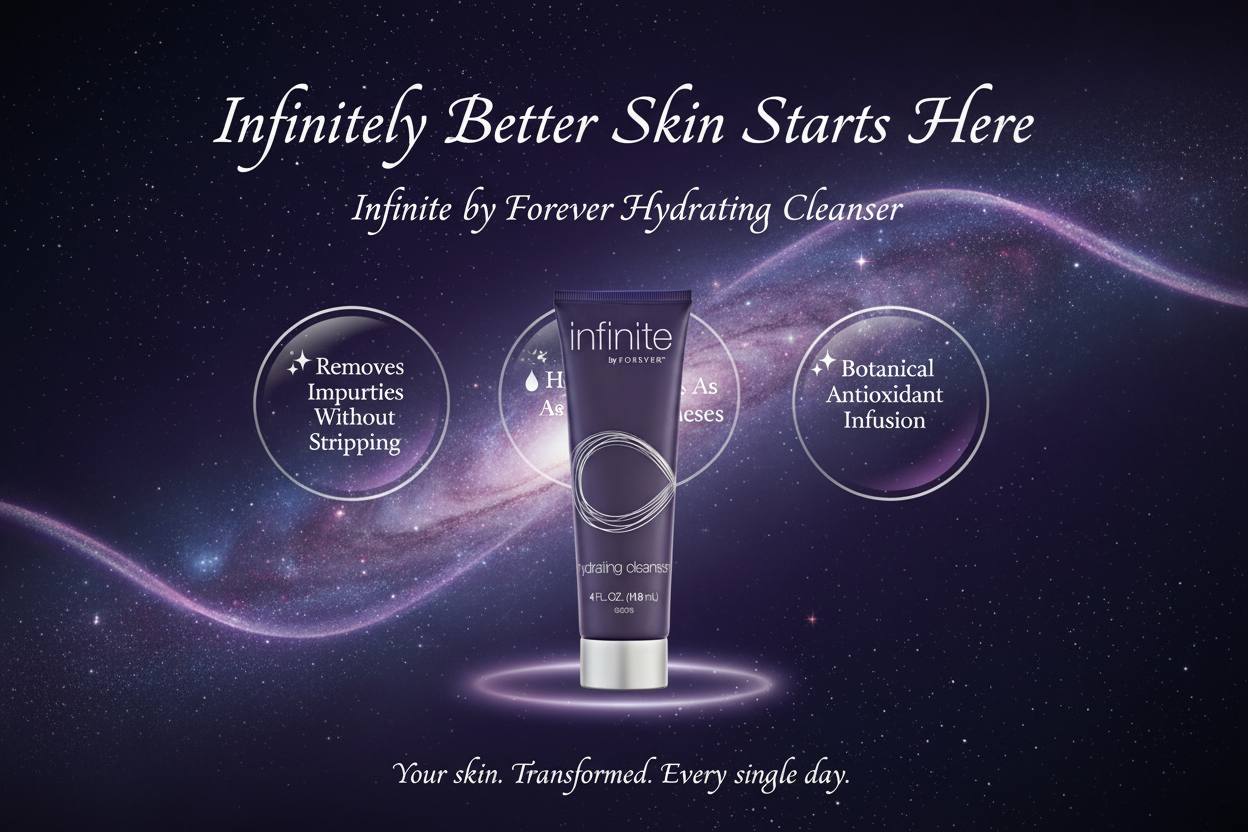 Infinite by Forever Hydrating Cleanser Aloe Infused Daily Face Wash
