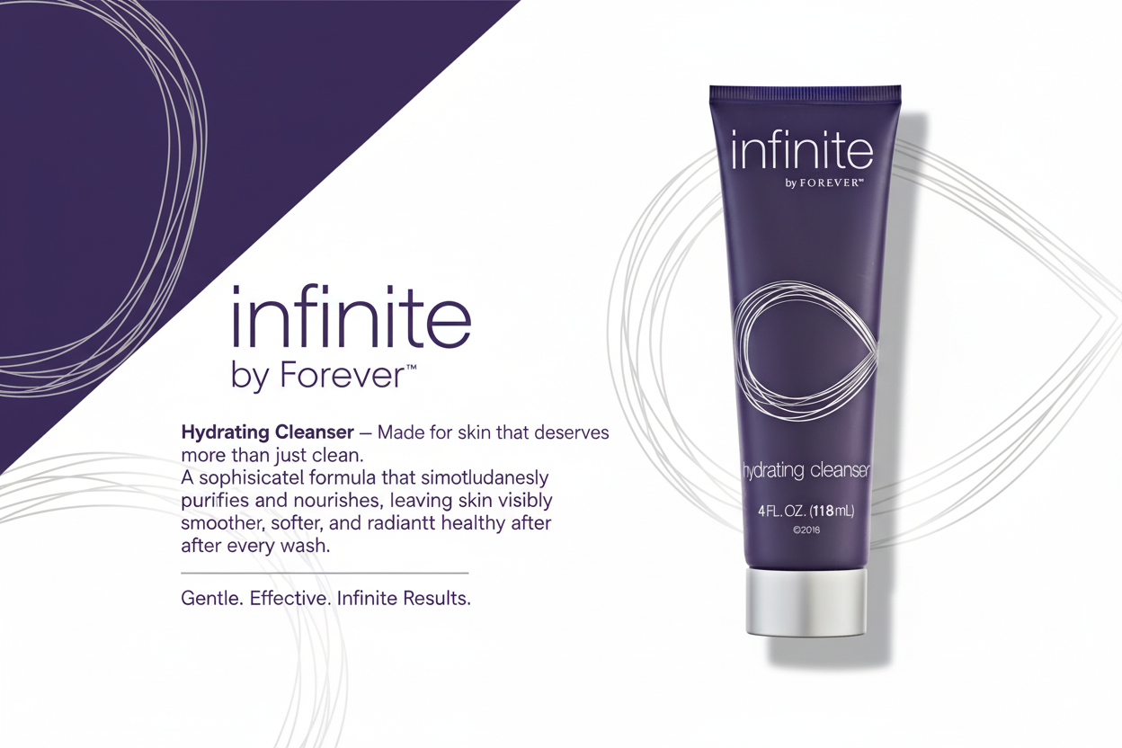 Infinite by Forever Hydrating Cleanser Aloe Infused Daily Face Wash