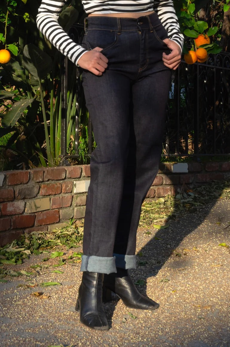 Love Your Body Premium Stretch Denim Boyfriend 4-Pocket Jeans