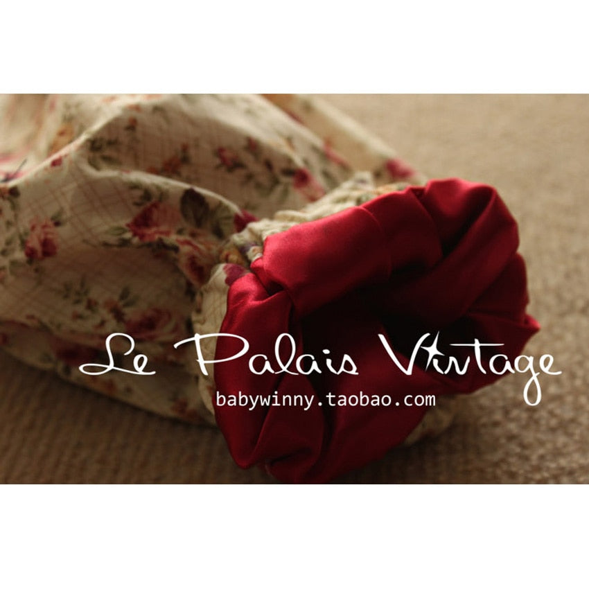 Peasant Puff Sleeve Waist Dress by Le Palasis Vintage
