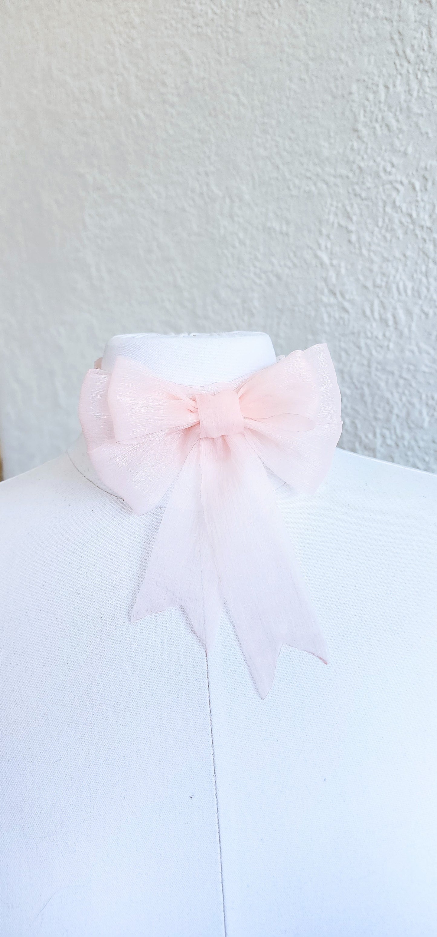 The Versailles Organza Ribbon Wrap Choker Necklace by Hollyville