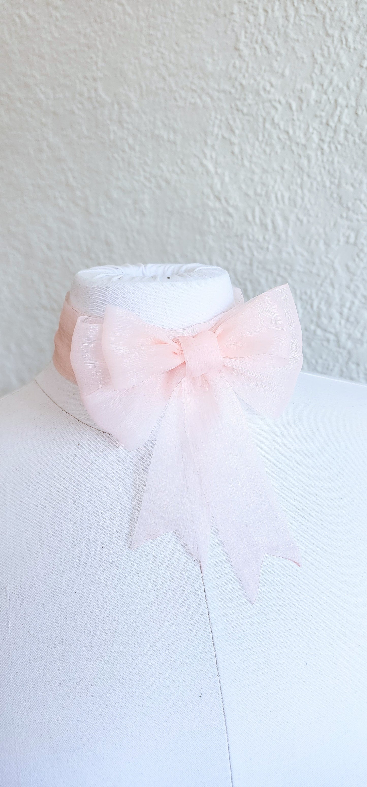 The Versailles Organza Ribbon Wrap Choker Necklace by Hollyville