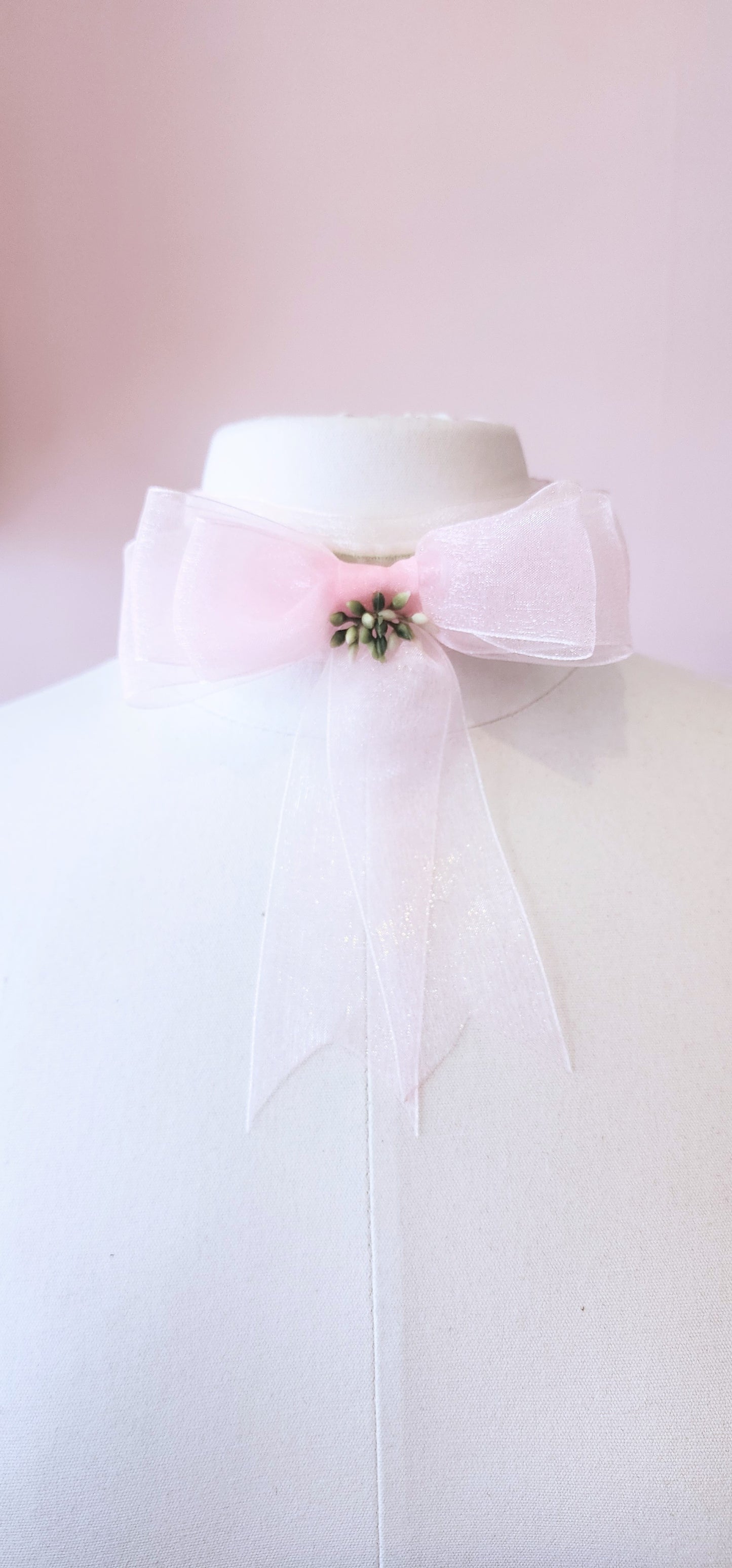 The Enchanted Garden Bow Choker by Hollyville