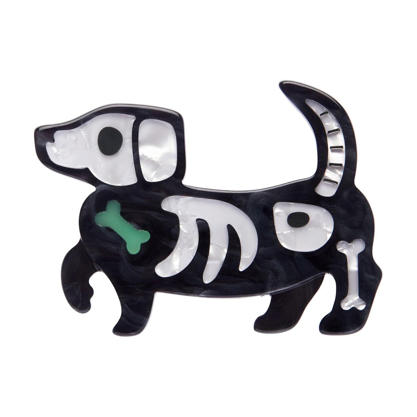 Doggo Darkness Brooch by Erstwilder