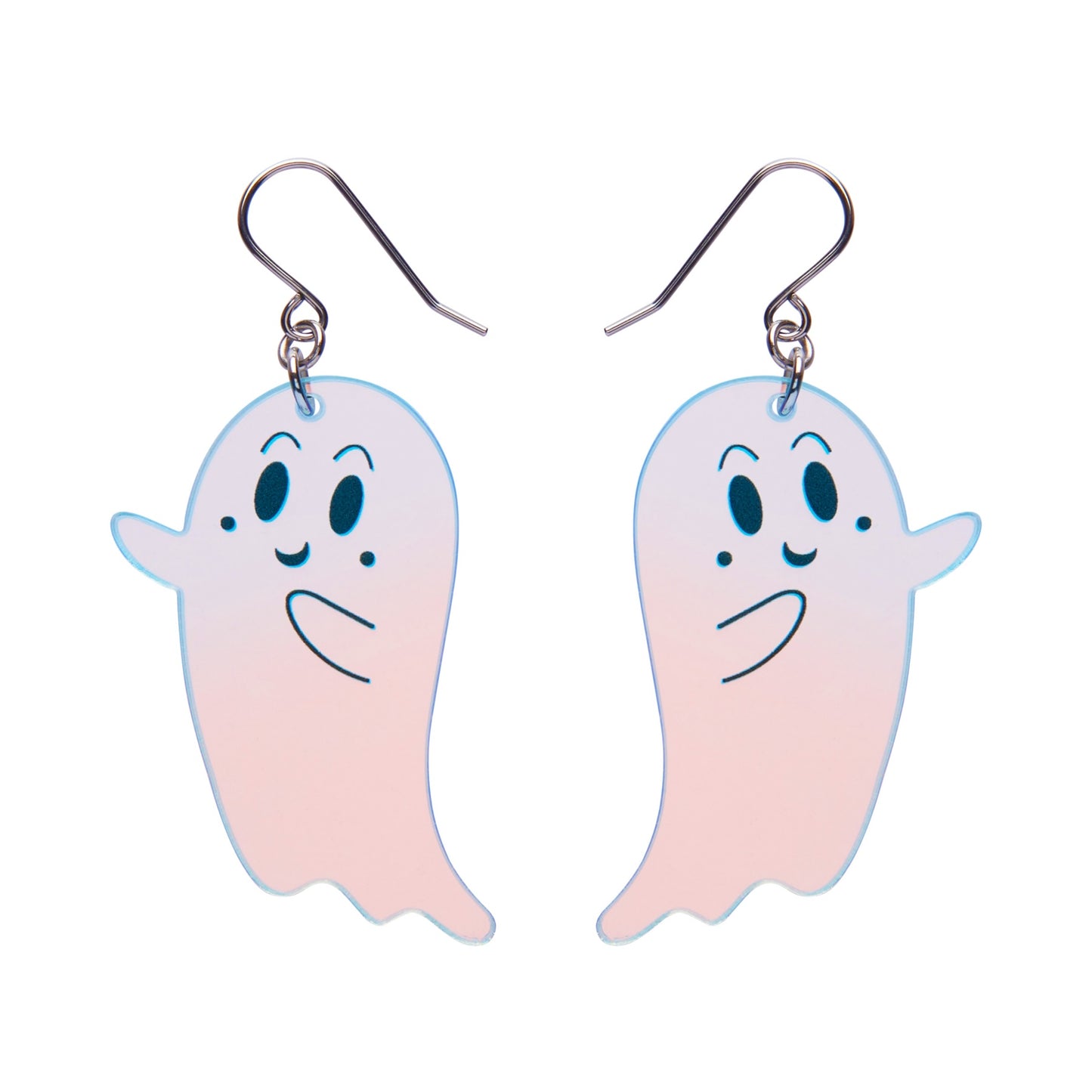 Ghost Drop Earrings in Iridescent by Erstwilder