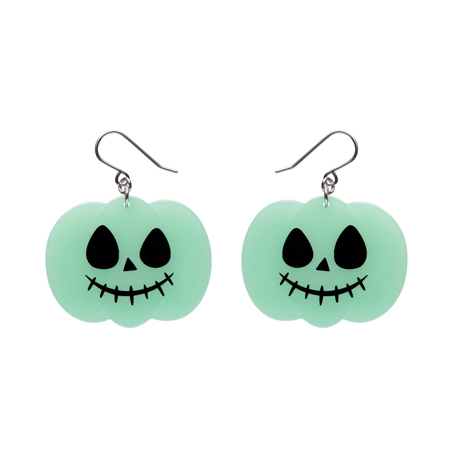 Jack O Lantern Drop Earrings in Glow In The Dark by Erstwilder