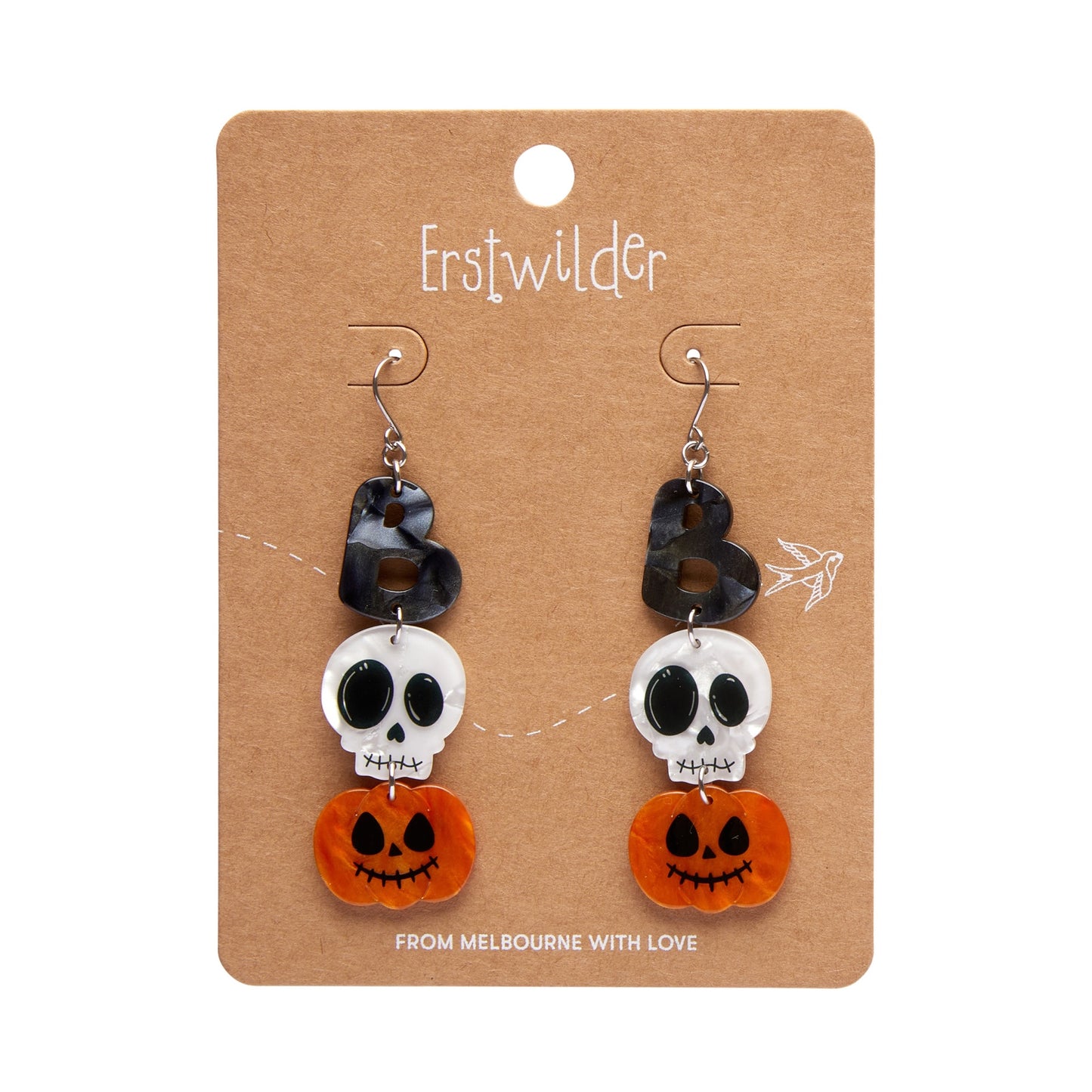 Boo Drop Earrings by Erstwilder