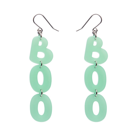 Boo Drop Earrings in Glow In The Dark by Erstwilder