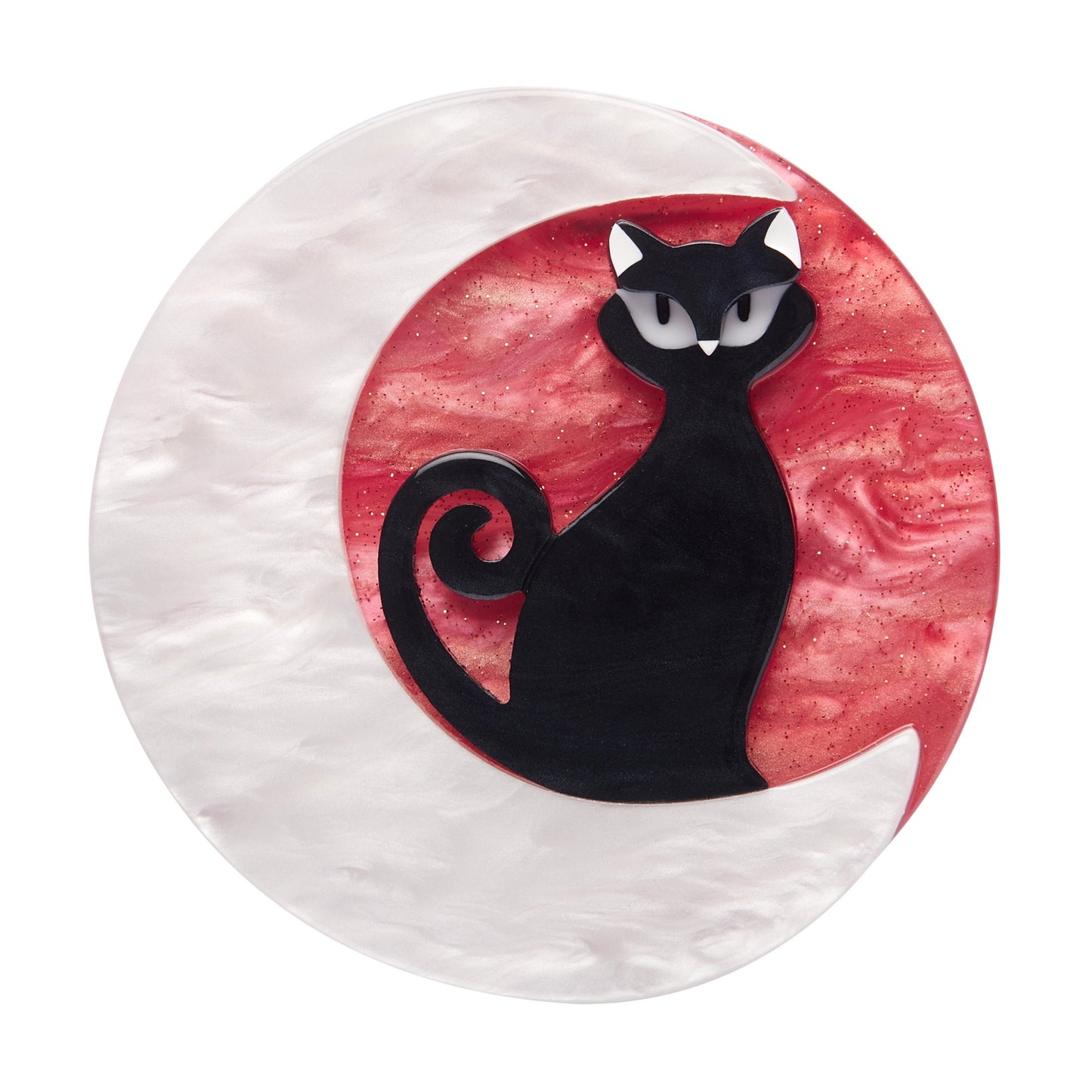 Cara the Halloween Kitty Brooch by Erstwilder