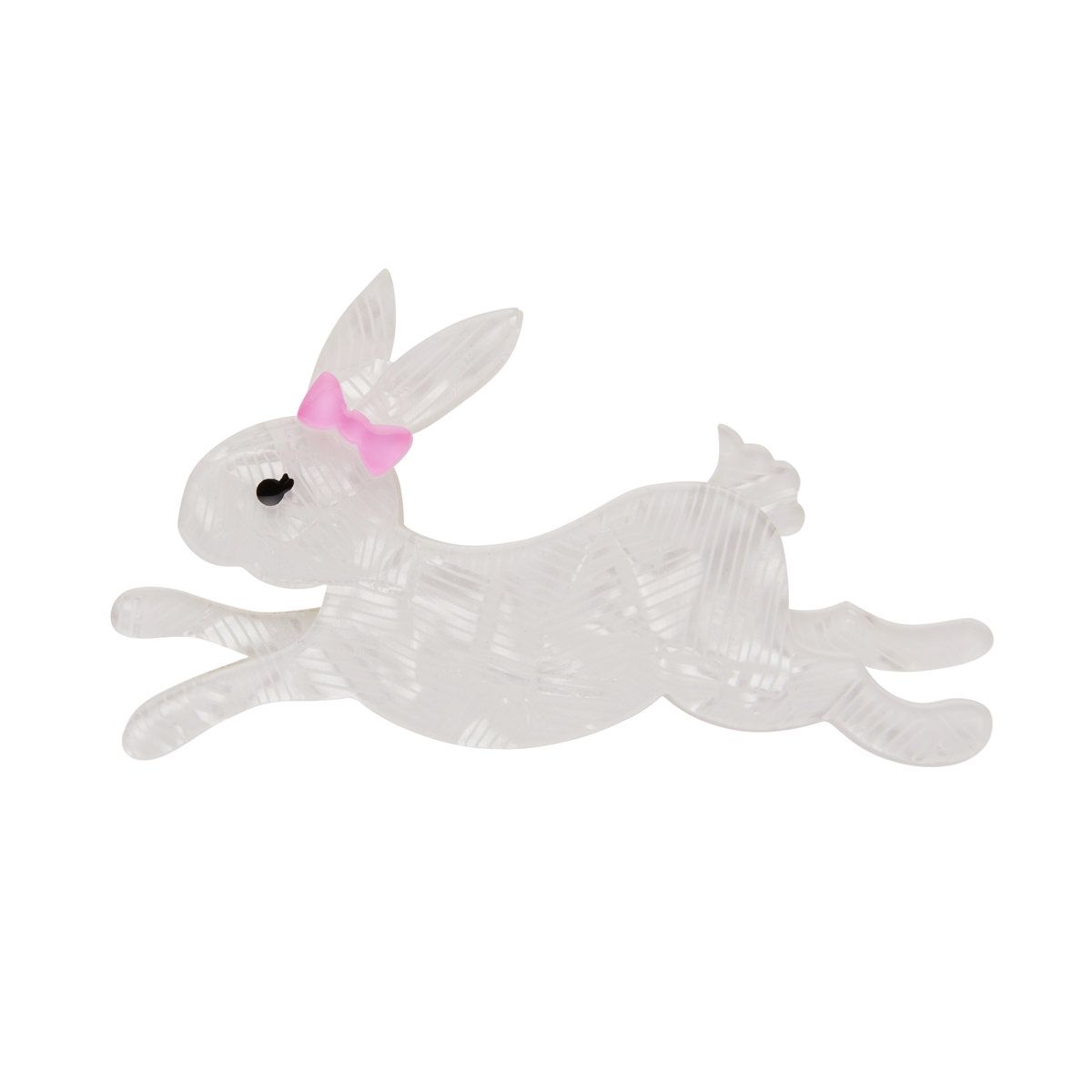 Marshmallow Rabbit Brooch by Erstwilder