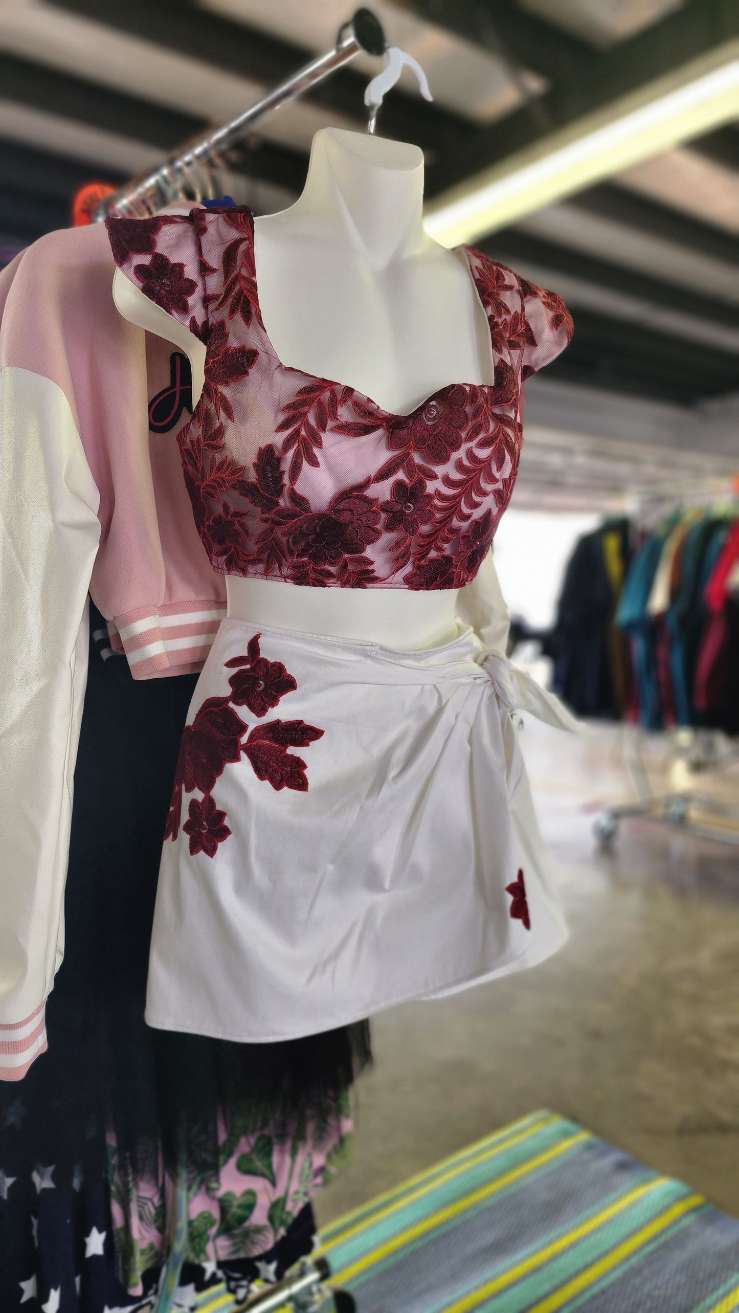 Two Piece Hawaiian Sarong Set by Hollyville