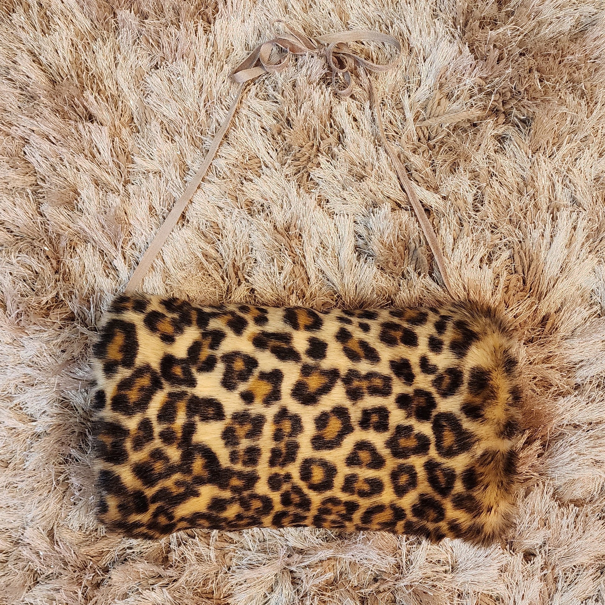 Leopard Fur Muff