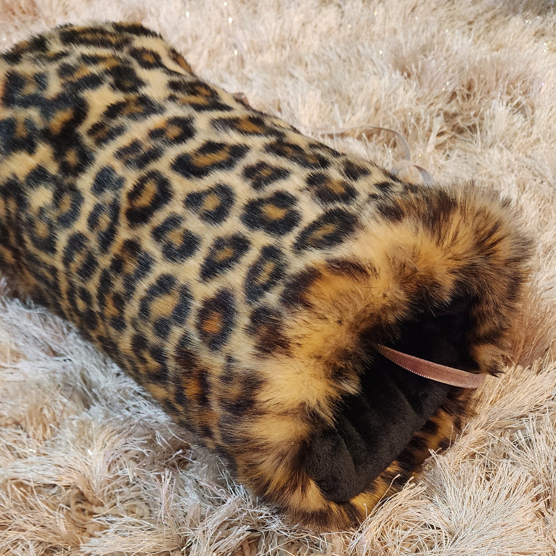 Leopard Fur Muff