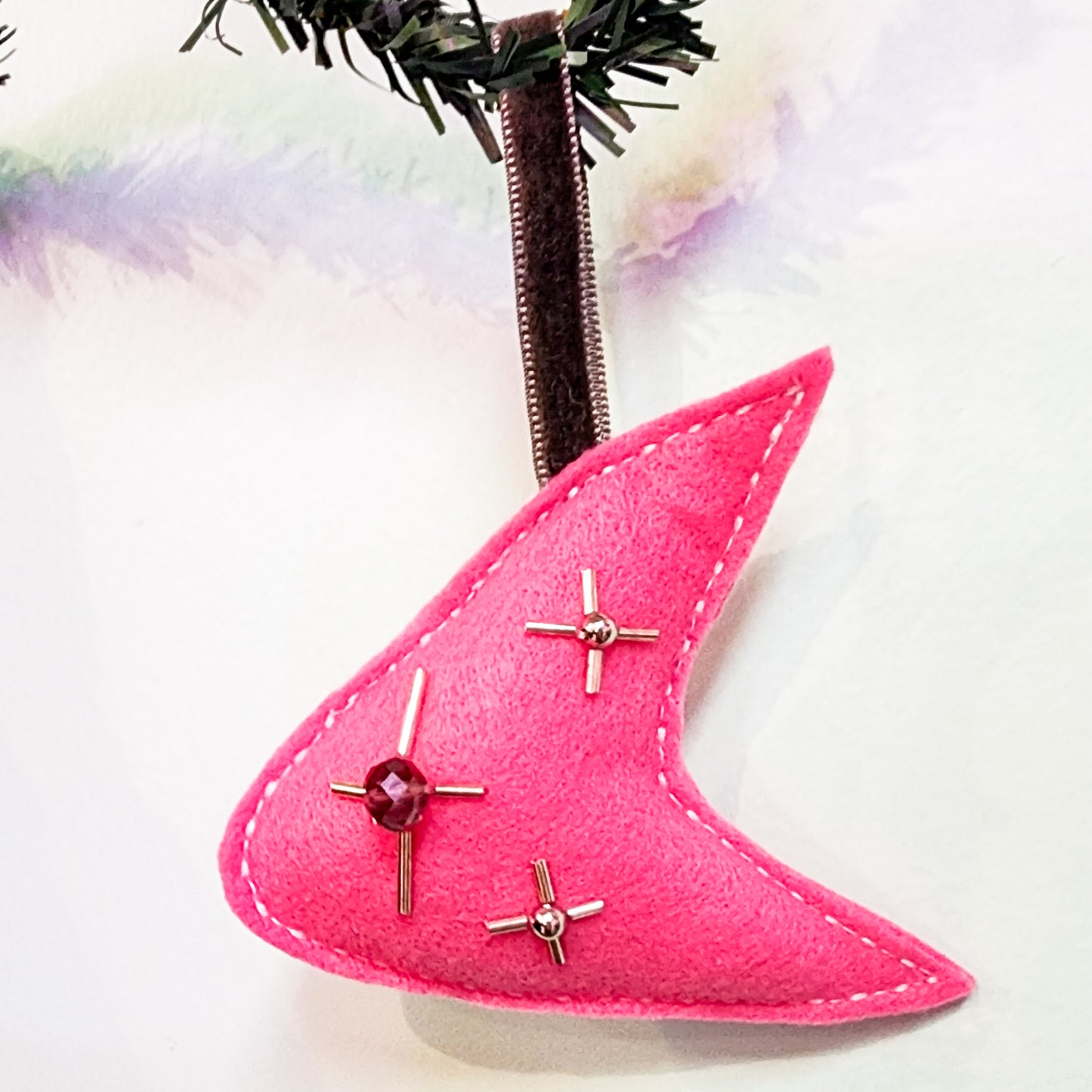 Retro Mid Century Modern Ornament by Hollyville