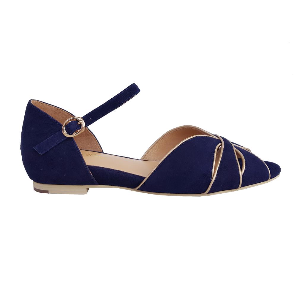 Athina in Navy by Charlie Stone Shoes