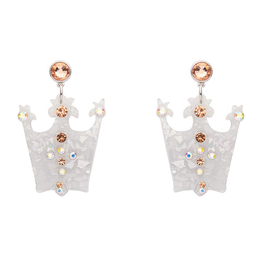 The Wizard of Oz Good Witch's Crown Earrings by Erstwilder