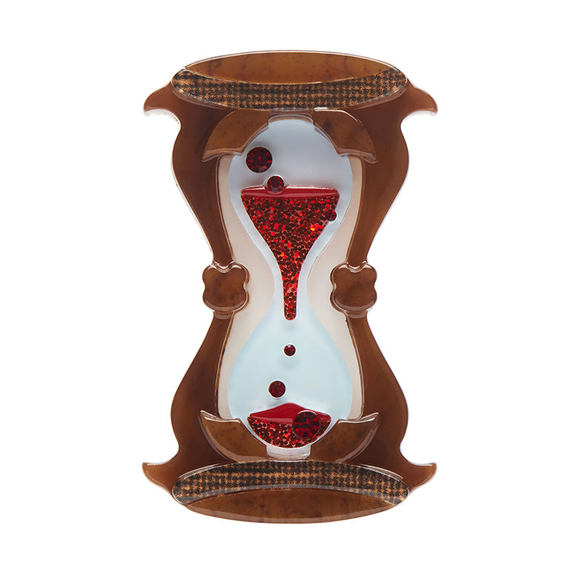 Hourglass Brooch by Erstwilder
