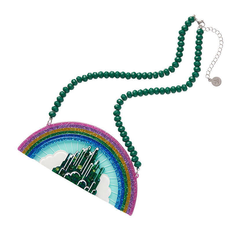 Emerald City Necklace by Erstwilder Wizard of Oz