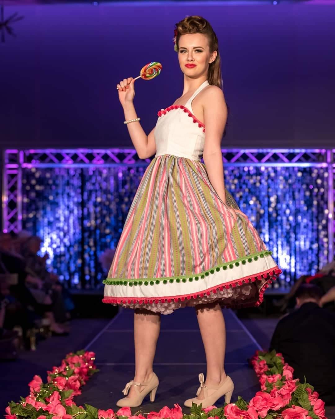 Candyland Candy Cane Lane Dress