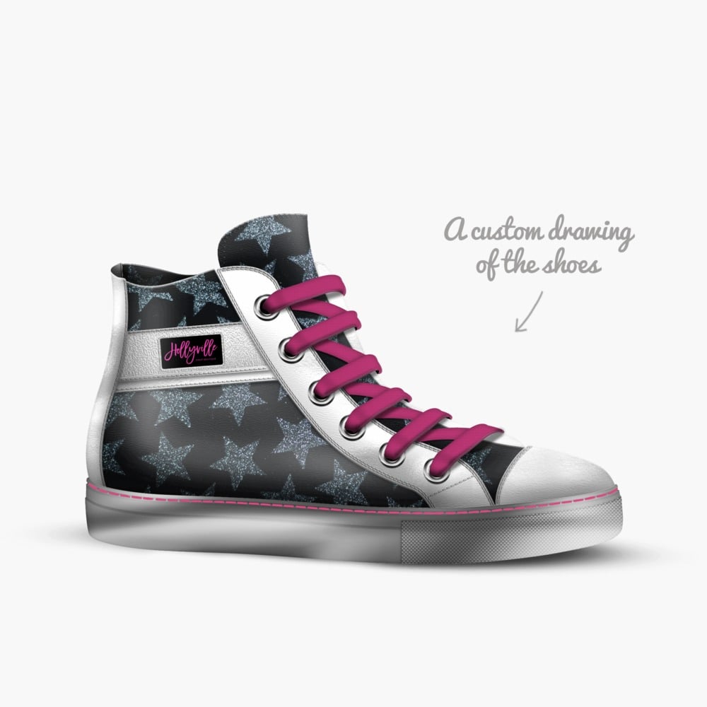 Hollyicious Classic High Top Sneakers by Hollyville