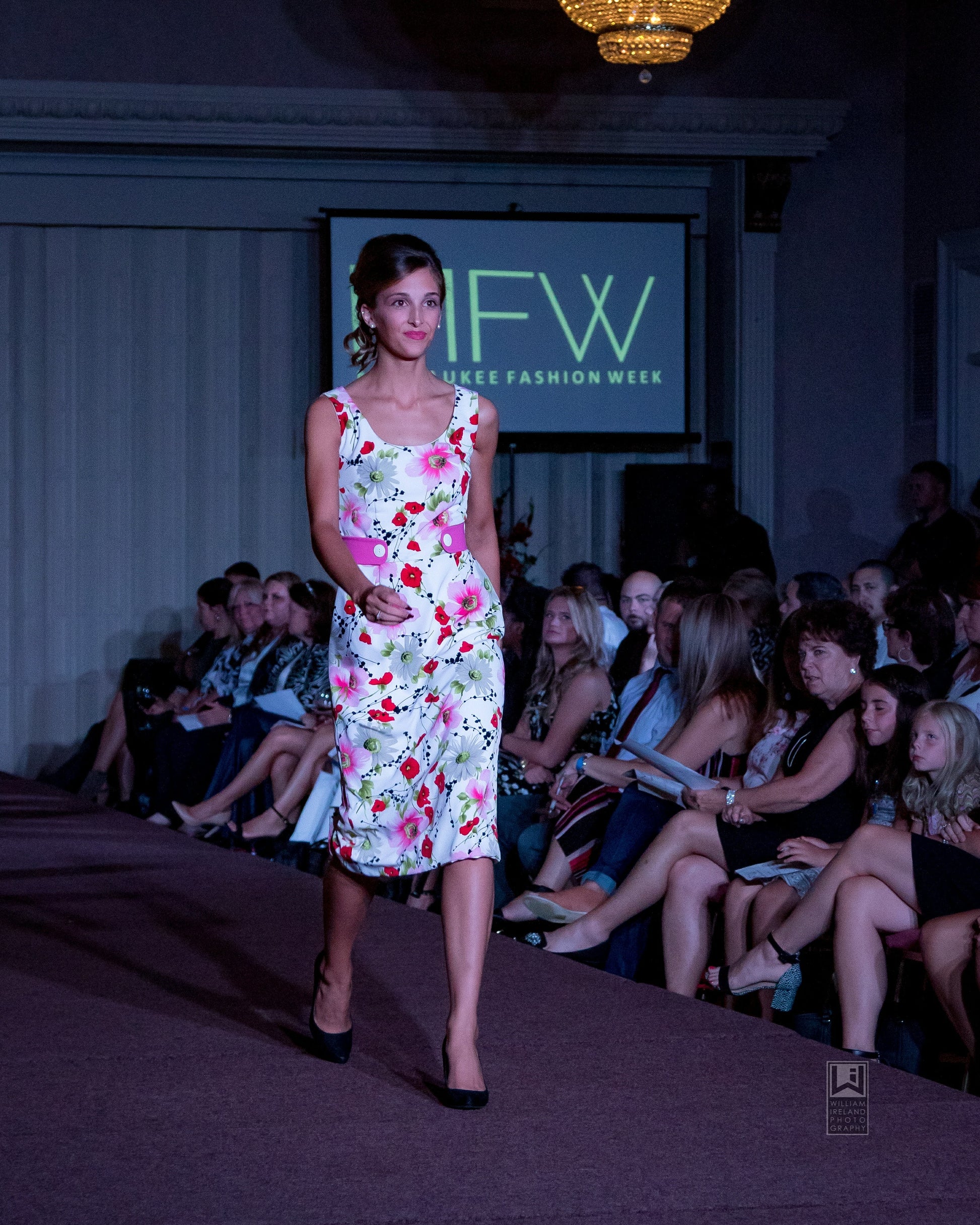 Pink Floral Wiggle Dress by Hollyville
Milwaukee Fashion Week