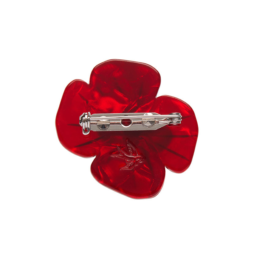 Remembrance Poppy Mini Brooch by Erstwilder