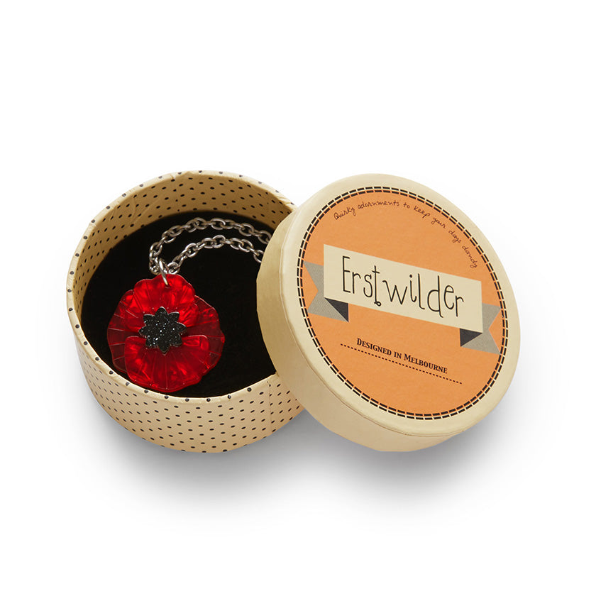 Poppy Field Mini Pendant Necklace by Erstwilder